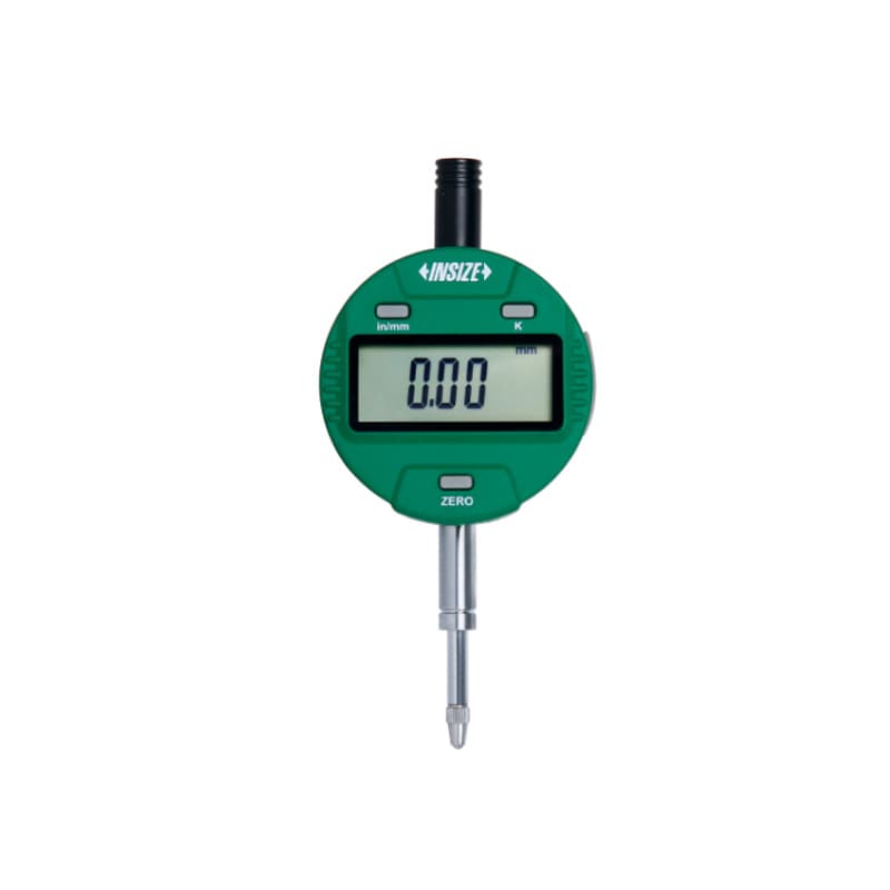 نمای ساعت اندیکاتور دیجیتال INSIZE 2501 با کلید تنظیم ضریب K و نمایشگر LCD