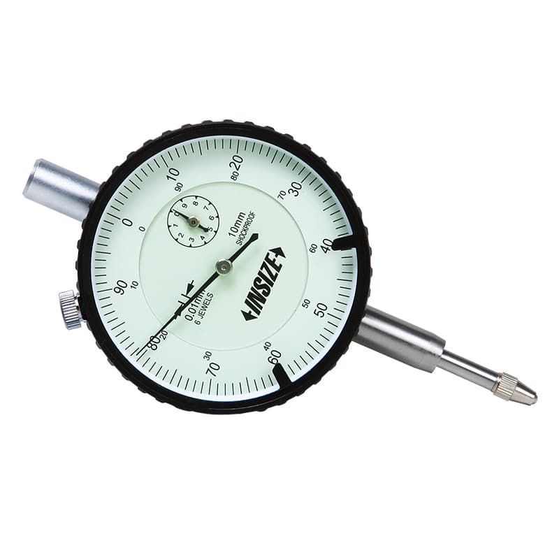 ساعت اندیکاتور ضدضربه INSIZE 2314-10A با صفحه مدرج 0 تا 100