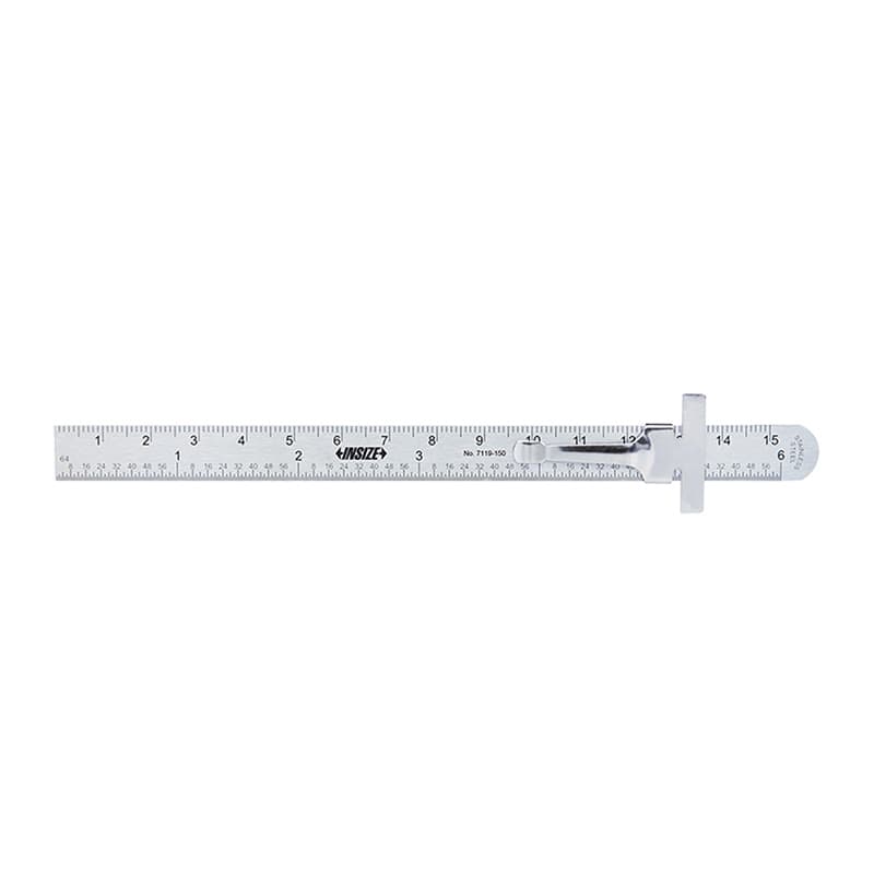 تصویر 1 از گالری خط کش جیبی با گیره کشویی اینسایز، کد 7119-150