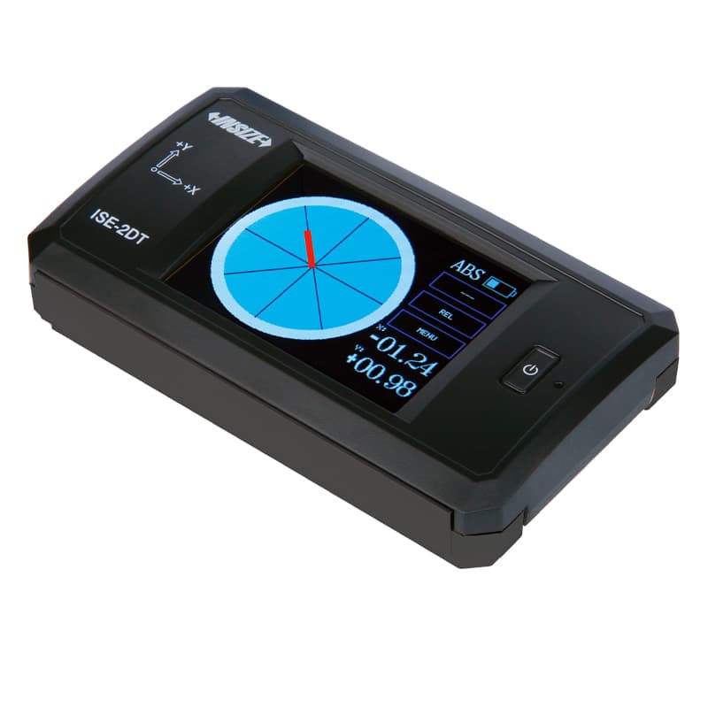 شیب‌سنج و تراز دیجیتال دو‌محوره اینسایز ISE-2DT با نمایشگر رنگی لمسی