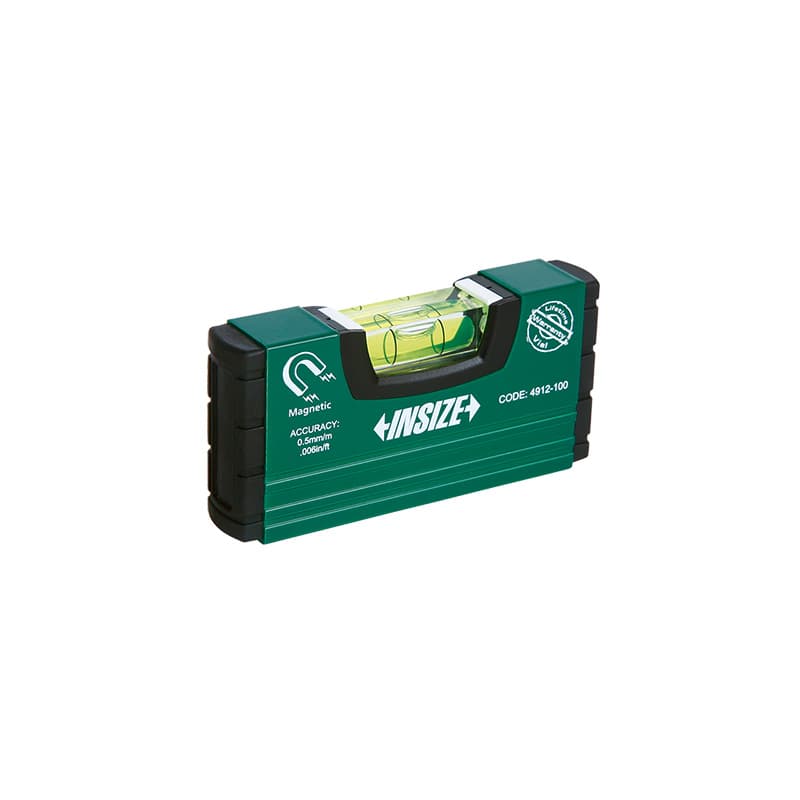 تراز دستی مغناطیسی اینسایز مدل 4912-100 با ویال ضدضربه