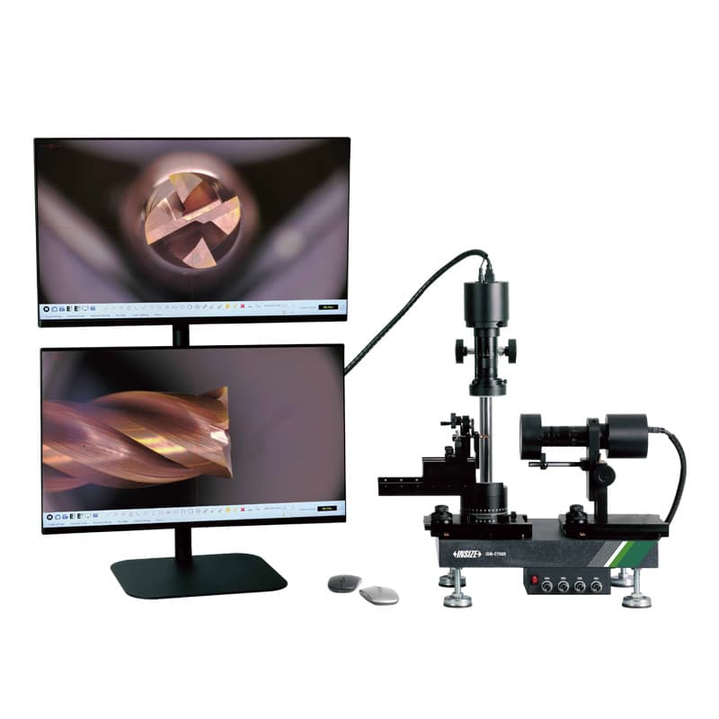 تصویر 1 از گالری میکروسکوپ ابزار برش با نمایشگر دوگانه اینسایز، کد ISM-CT600