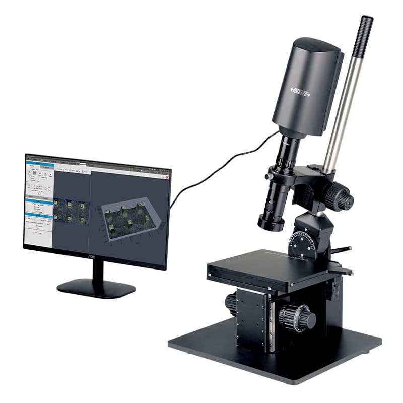 میکروسکوپ اندازه‌گیری سه‌بعدی اینسایز 5324-K210 با پایهٔ عمودی، نمایشگر و دوربین فوکوس‌خودکار