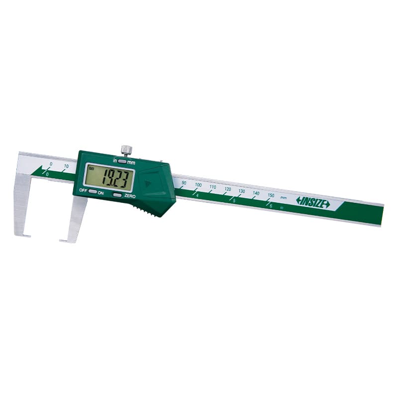 کولیس دیجیتال شیار خارجی اینسایز 1187-150A با فک گردن‌دار